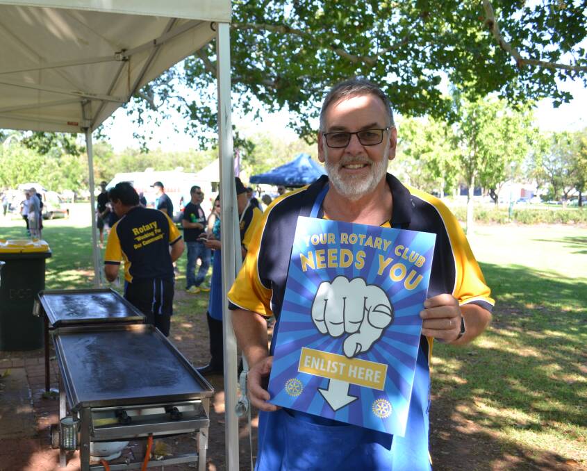 President of the Dubbo Macquarie Rotary Club, John Stonestreet.