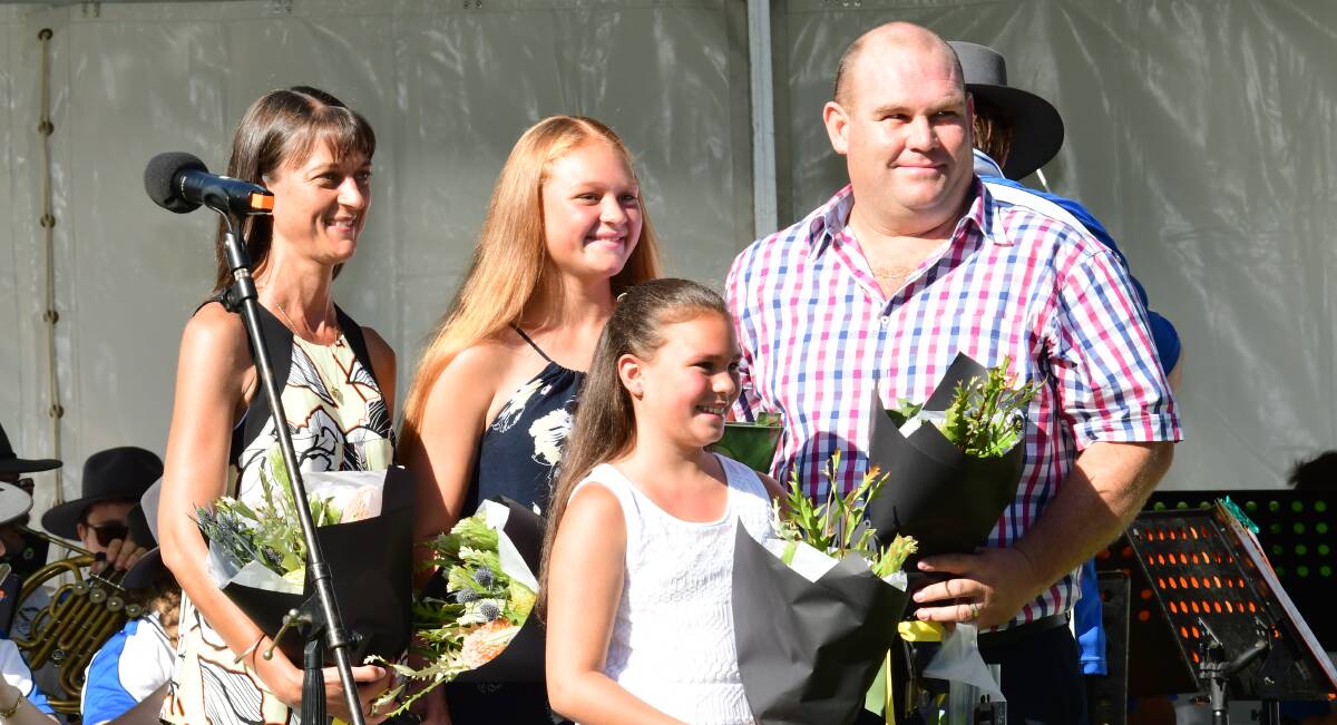 BIG MOMENT: Hester and Hendrik Gouws with their children Ansune and Theane, who became Australian citizens on Friday. Photo: BELINDA SOOLE