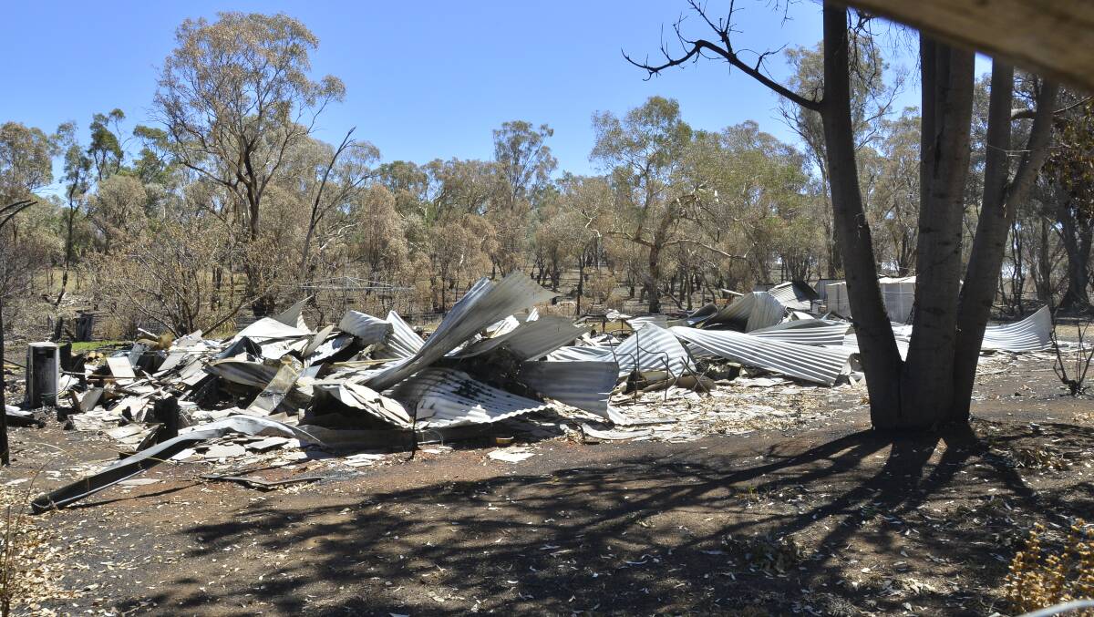 Coronial Inquiry: Destruction of a property from the Sir Ivan Bushfire. Photo: BELINDA SOOLE 