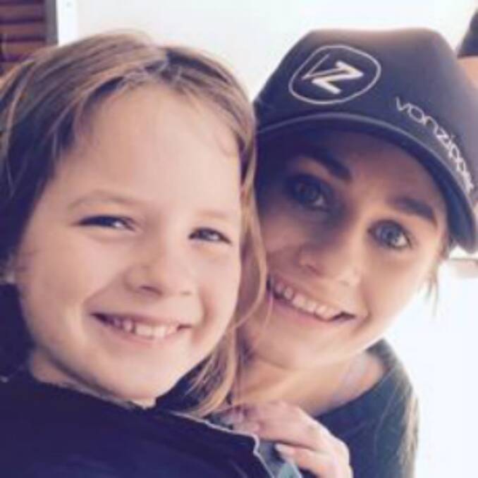 Emerson Drady and her eight-year-old cousin Sarah Patterson.
Photo: Supplied 