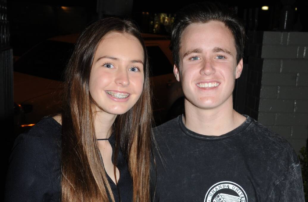 Birthday girl Zoe Warick celebrated her 16th birthday at the Commercial Hotel with Joe Dwyer. Photo: Kathryn O'Sullivan