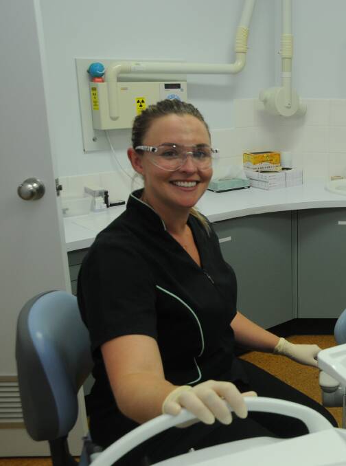 Check-up: Dr Grace Amey, Wingewarra Dental, was surprised by some of the findings from the Oral Health Tracker. Photo: FAYE WHEELER 