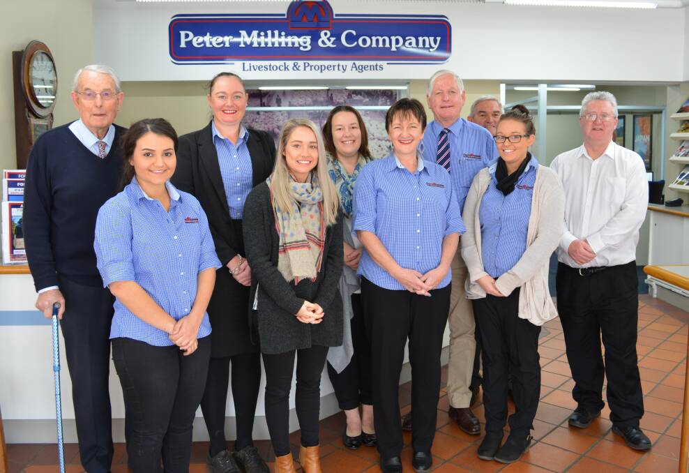 Family: Today the Peter Milling and Co business has grown to offer a full range of agency services including city and country real estate, property management, livestock and rural land auctions and more. Photo: Contributed