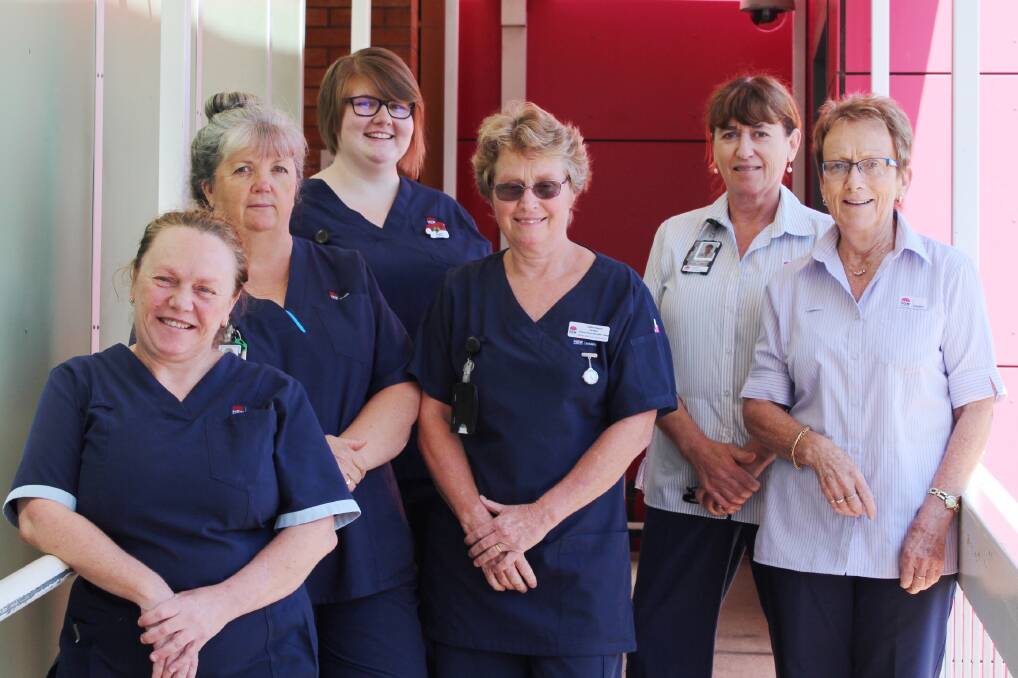 WORTH THE WAIT: Dubbo Hospital's renal unit team of Linda Clarke, Janet Cooper, Bec Prest, Gerdina Jackson, Gail O’Brien and Annette Noonan look forward to moving into a yet-to-be-built four-storey building.