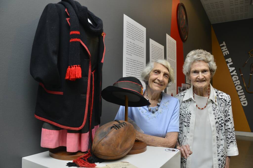 TIME TO CELEBRATE: Former Dubbo High School students Margaret Samuels and Ruby Riach are looking forward to the centenary celebrations.