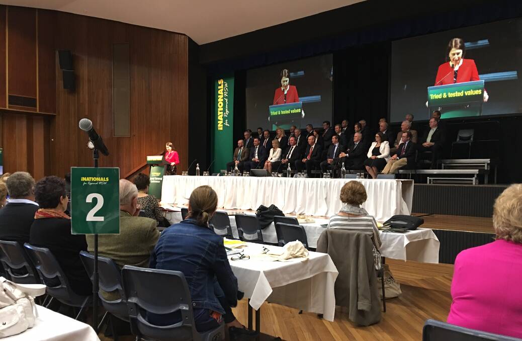 POPULAR: NSW Premier Gladys Berejiklian received a warm welcome at the NSW Nationals conference in Broken Hill on May 19. Photo: Contributed