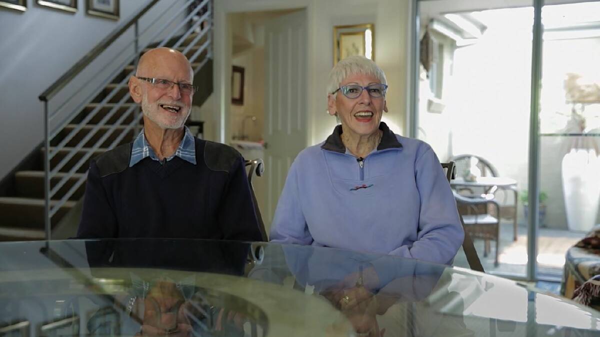 GRATEFUL COUPLE: Peter and Robyn Smith are telling the public of his life-threatening experience to support the RFDS in its bid to get grey nomads to plan and prepare before travelling in rural and remote areas. Photo: Contributed