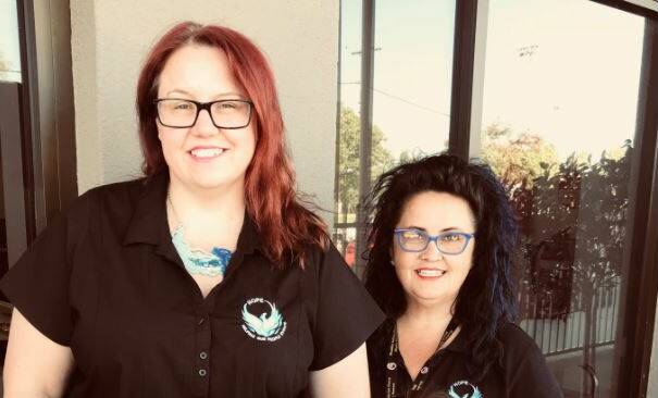 NEW PROGRAM: Ann-Maree Hartley and Rachel Thomas are part of the 10-member HOPE ( Helping Our People Evolve) team tackling post-traumatic stress in the community. Photo: Contributed