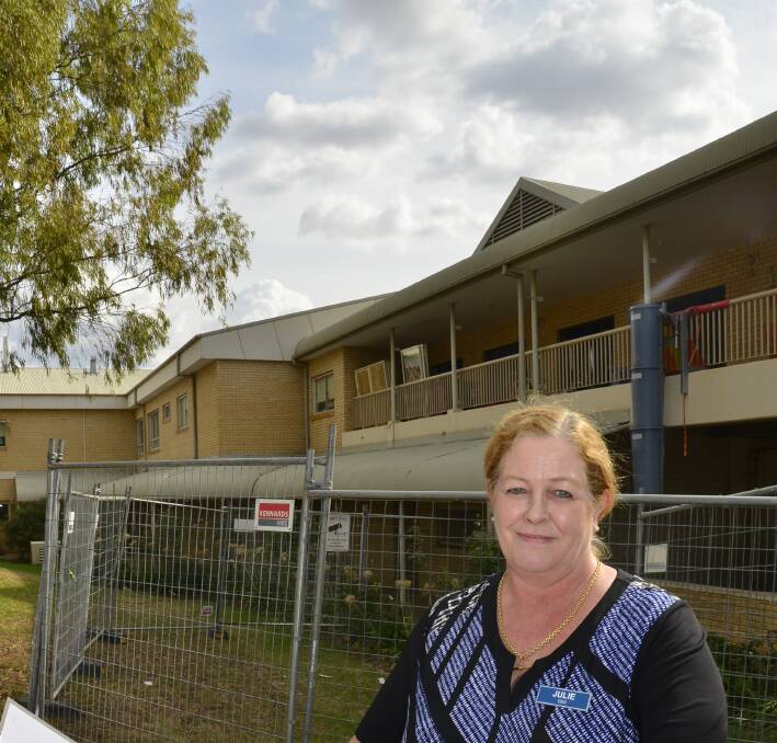 REDIRECTION : Dubbo Private Hospital chief executive officer Julie Whinfield is telling mothers-to-be to go to Dubbo Hospital from late December. Photo: BELINDA SOOLE  

