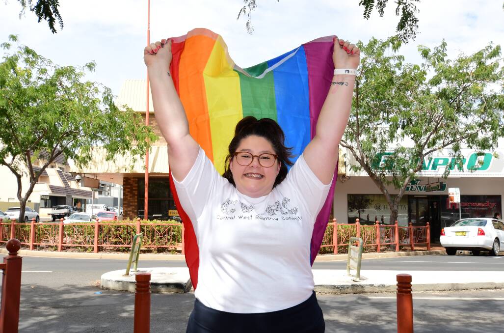 BRING IT ON: An excited Lee Berrier is among 20 people who will represent the Central West Rainbow Community in the 40th annual Sydney Gay and Lesbian Mardi Gras Parade on March 3. Photo: BELINDA SOOLE