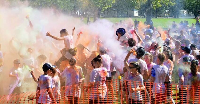 The Colour Me Happy colour run will be held on Saturday. 