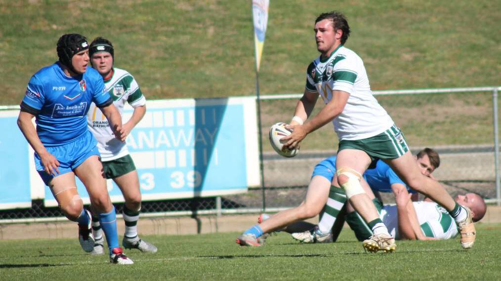 BEEN HERE BEFORE: Forbes' Ben Maguire, pictured in action for Western against Italy last year, is one of the few players in Darren Jackson's squad with Rams experience.