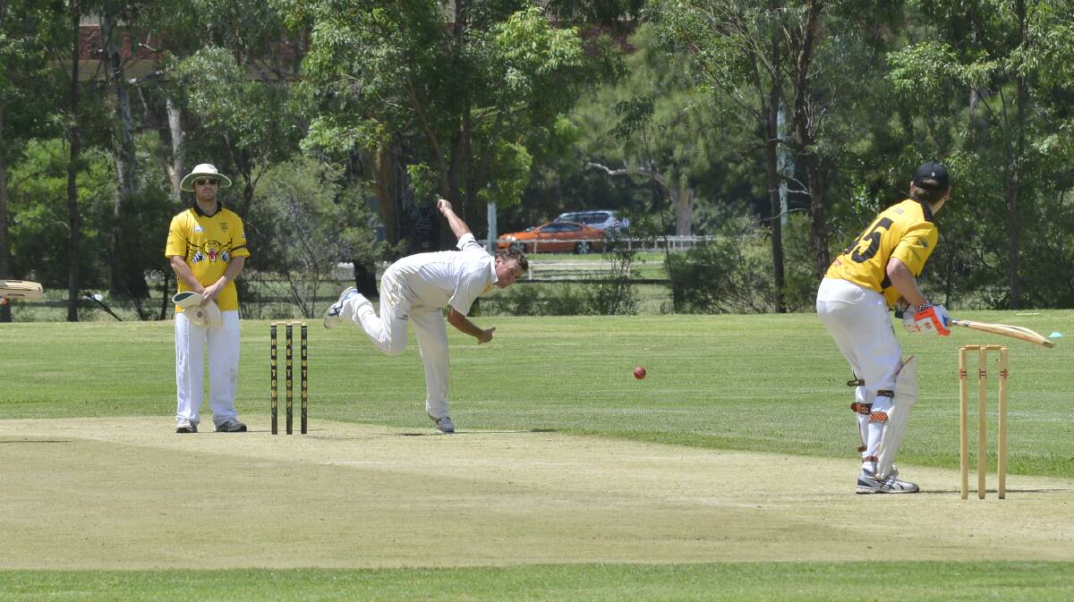 LEADING THE WAY: South Dubbo all-rounder Matt Haling led the way with 70 runs on Saturday as his side defeated Newtown and moved into second spot on the Pinnington Cup ladder. Photo: PAIGE WILLIAMS