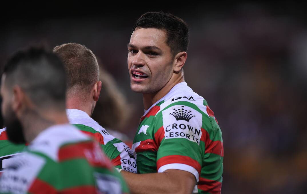 STEPPING UP: He's currently sidelined through injury but Braidon Burns has been tipped for big things by Souths teammates. Photo: NRL PHOTOS
