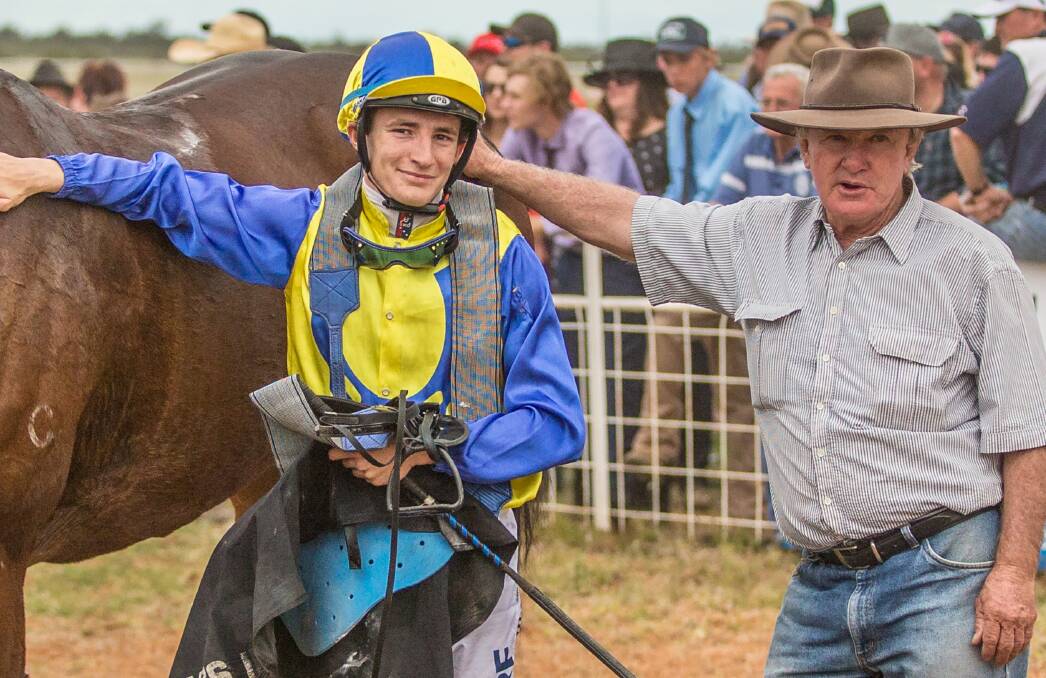 WINNING COMBO: Clayton Gallagher and Rodney Robb have enjoyed plenty of success when working together. Photo: JANIAN  MCMILLAN (www.racingphotography.com.au)