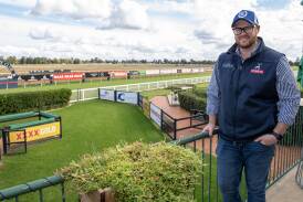 Dubbo Turf Club general manager Sam Fitzgerald has 'big plans' for the track and venue. Picture by Belinda Soole