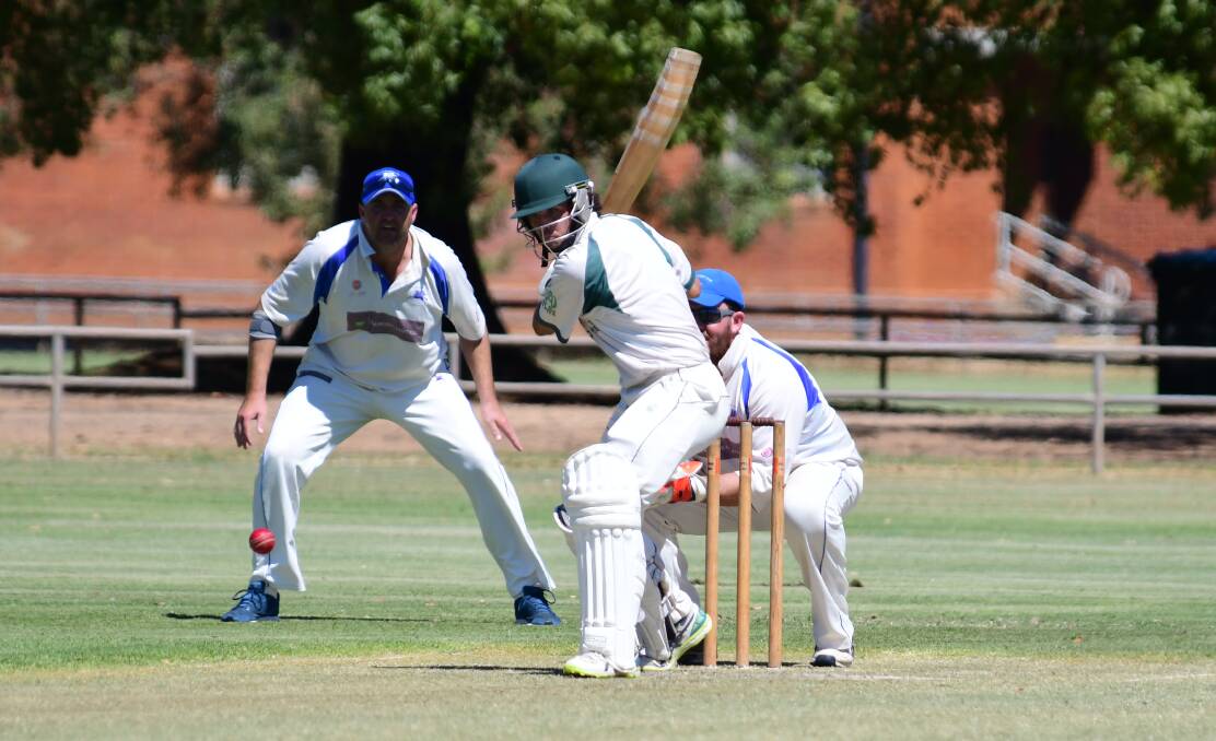 VITAL: Dubbo College's Brock Larance will have a bog job to do with both bat and ball on Thursday. Photo: BELINDA SOOLE