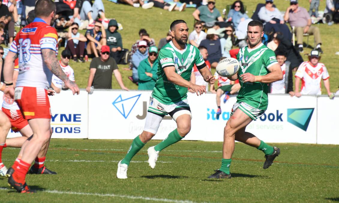 Claude Gordon in action for Dubbo CYMS during the 2023 Peter McDonald Premiership grand final. Picture by Amy McIntyre