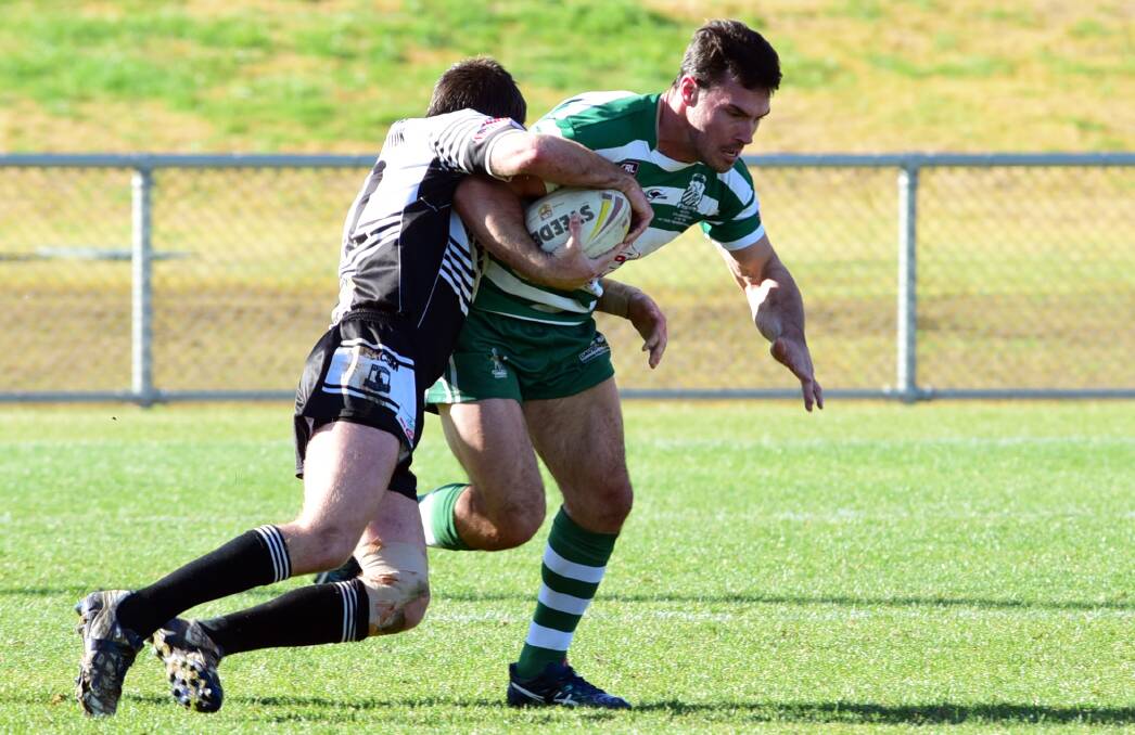 STRONG RUNNING: John Grey and CYMS are ready to muscle up again this weekend against the Wellington Cowboys at Kennard Park. Photo: BROOK KELLEHEAR-SMITH