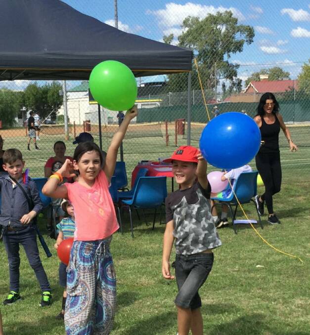 FUN TIMES: The annual Open Day at Muller Park Tennis Club attracted players of all ages last weekend and people had fun on and off the courts. Photo: CONTRIBUTED