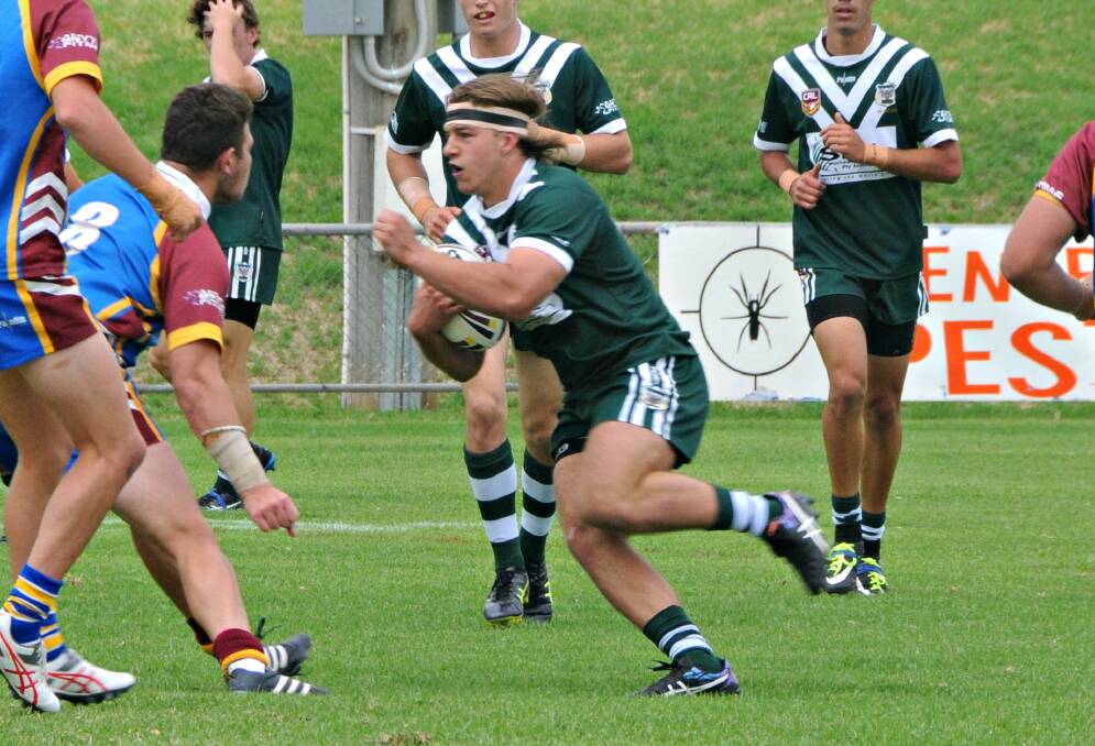 WORKHORSE: Macquarie co-coach Steve McLellan hailed the work ethic of young gun Blake Frost and the Western Rams under 18s player will make his first grade debut for the Raiders at Parkes on Sunday. Photo: NICK GUTHRIE