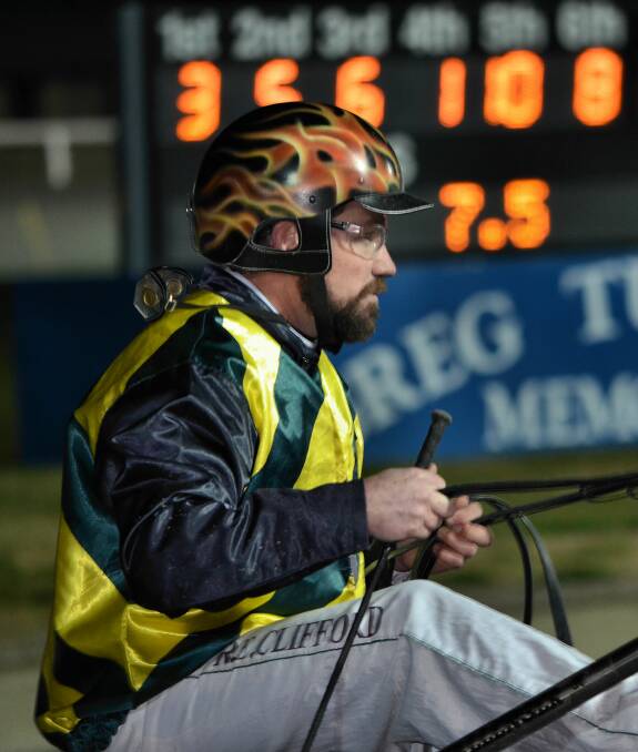 SURPRISE: Bathurst-based trainer-driver Robert Clifford caused an almighty upset on Sunday when Oakridge Mae scored a shock win at Dubbo. Photo: WESTERN ADVOCATE
