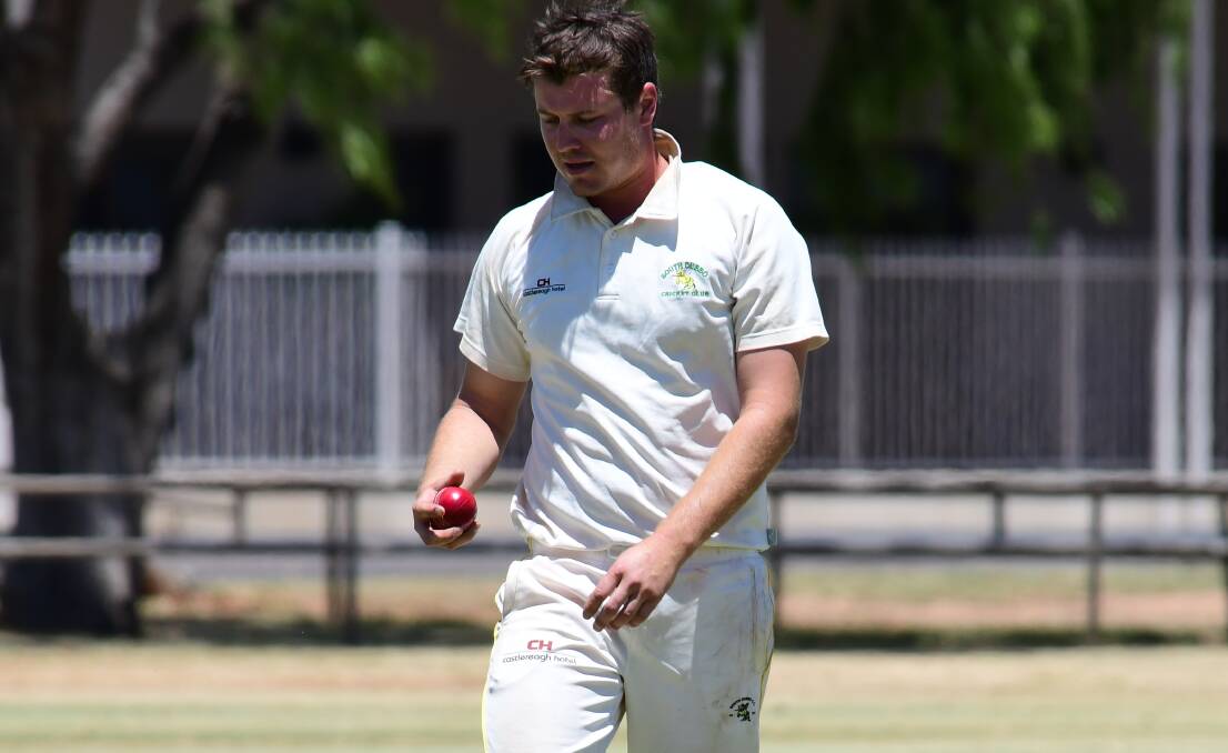 VALIANT: Scott Tucker was one of Souths' best bowlers on Saturday, taking two wickets in the loss to Souths. Photo: BELINDA SOOLE