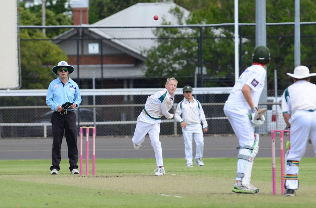 WICKETS: Lachlan Townsend claimed three scalps on Saturday but it wasn't enough for CYMS White. Photo: PAIGE WILLIAMS