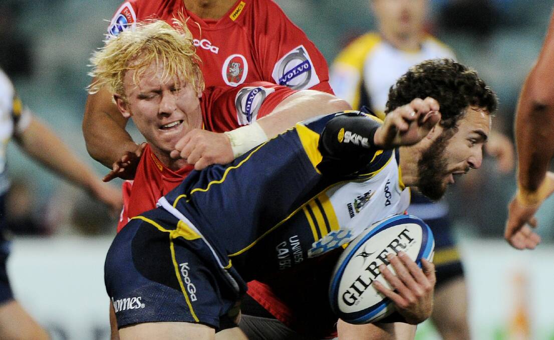 FORCE: Beau Robinson won a Super Rugby title during his time with the Queensland Reds. Photo: COLLEEN PETCH