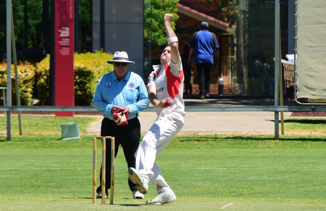 SWING WHEN YOU'RE WINNING: Ben Semmler's bowling has been one of the big reasons why Colts is so far ahead on the RSL-Whitney Cup ladder. Photo: BELINDA SOOLE
