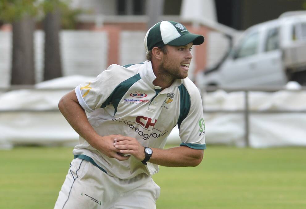 INJURED: Ryan Medley, pictured in action for CYMS during cricket season, underwent surgery on following his injury while playing rugby league on Sunday.