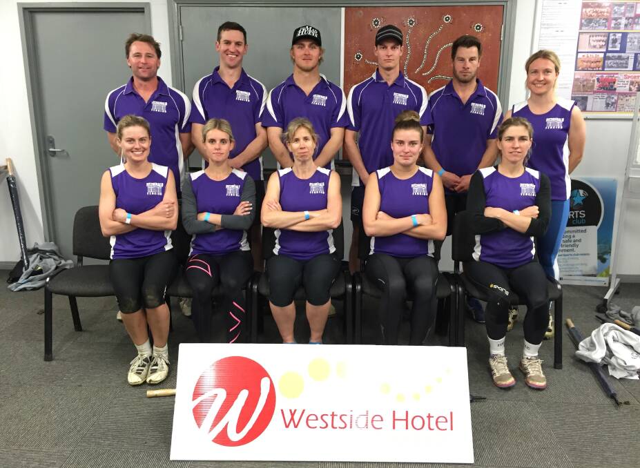 WINNERS: The Fitzgerald Fencing A Grade grand final winning team of (back, L-R) Alistar Thompson, Tom Larkin, Mitch Webber, Jeremy Tooth, Kyle Myers, Krystal Laughton and (front) Amy Longeran, Amber-Lea Ryan, Rebecca May, Kate Loneragan, Tracey Whillock. Photo: CONTRIBUTED