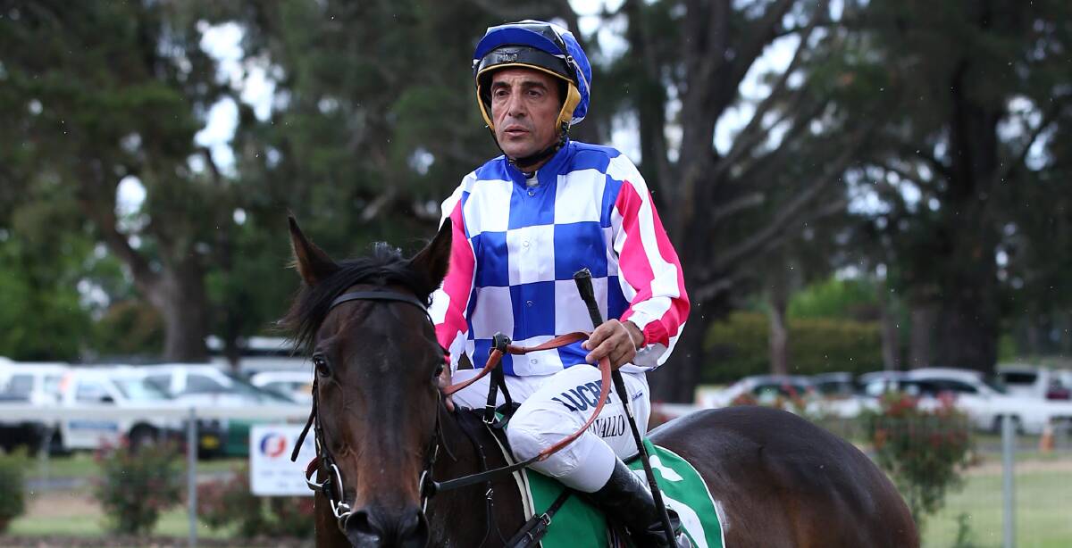BIG ASK: Anthony Cavallo, pictured after a win at Orange, will ride the Merv Rumble-trained outsider Que Pasa in Sunday's $150,000 event at Dubbo. Photo: ANDREW MURRAY