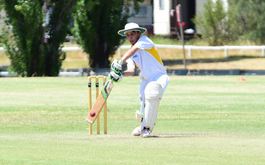 SENSATIONAL CENTURY: Mitch Gray, pictured last season, produced the highlight of the weekend's Kelly Cup action. Photo: FILE