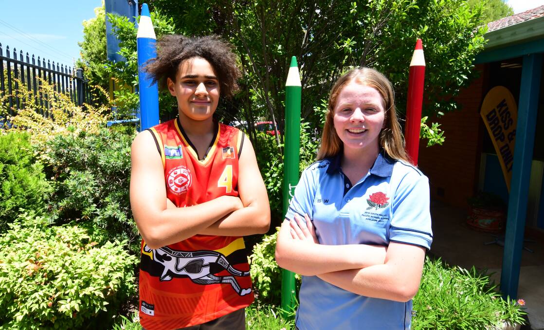 MULRI-SPORT STARS: Jonah Raidaveta and Ella Murray showcased all their talents again last week when competing alongside thousands of other students at the Pacific School Games in Adelaide. Photo: BELINDA SOOLE
