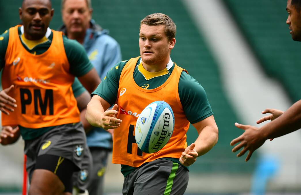 BACK IN THE RUNNING: After playing for NSW Country last weekend, Tom Robertson will be hoping to play for the Wallabies on Saturday. Photo: GETTY IMAGES