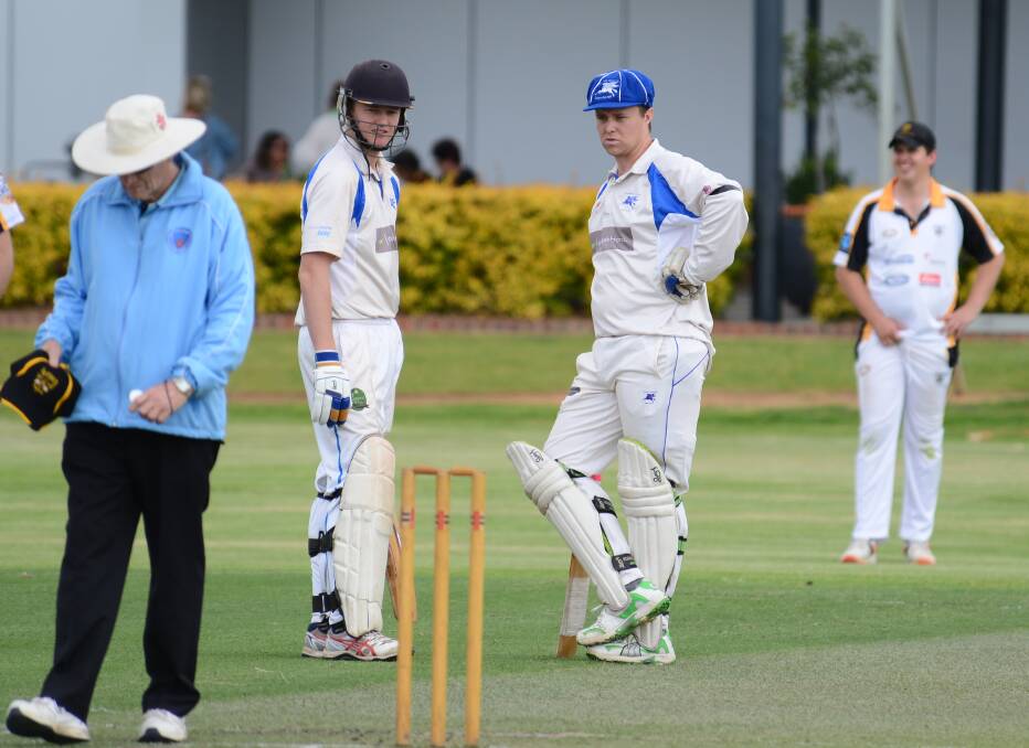 IN FORM: Angus Cusack and Dan Medway have performed well for Macquarie with both bat and ball this season. Photo: PAIGE WILLIAMS