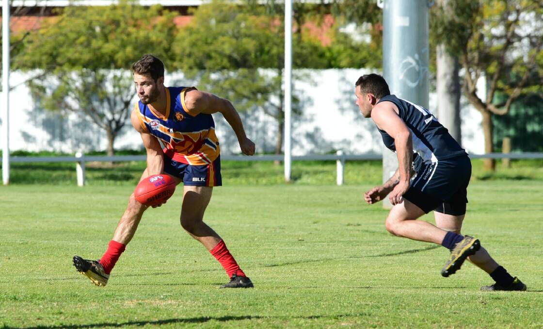 MAIN MAN: Nick O'Sullivan is part of the Demons leadership group which will be crucial in Saturday's elimination match. Photo: BELINDA SOOLE