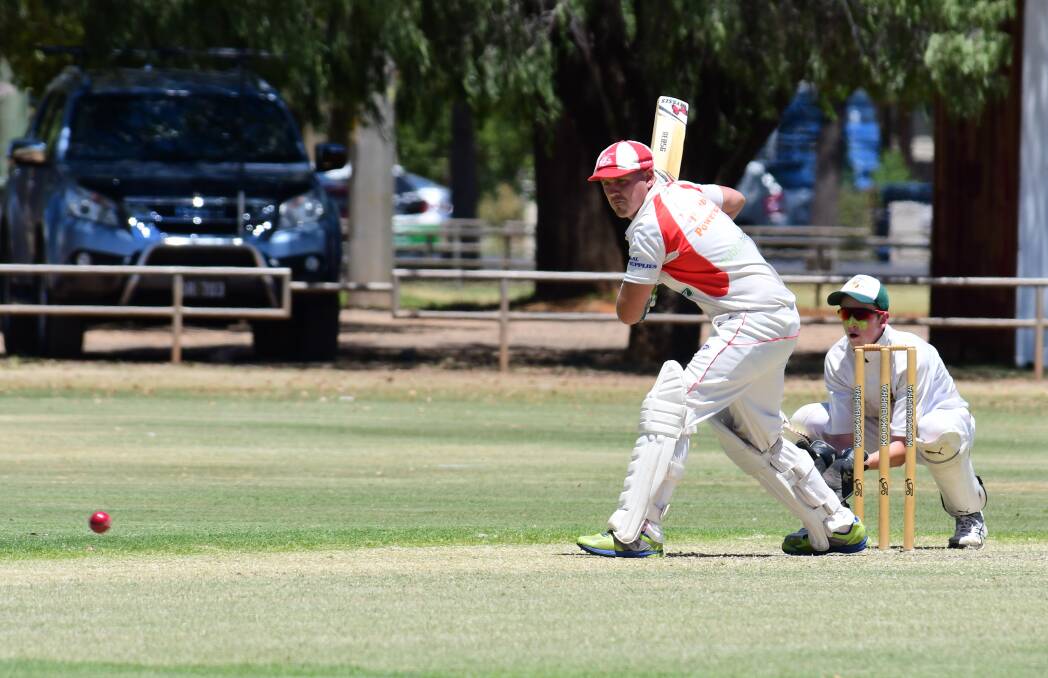 PILING THEM ON: Greg Buckley led from the front on Saturday and made 113 for RSL-Colts as the defending premiers downed South Dubbo and moved into the RSL-Whitney Cup's top three. Photo: BELINDA SOOLE