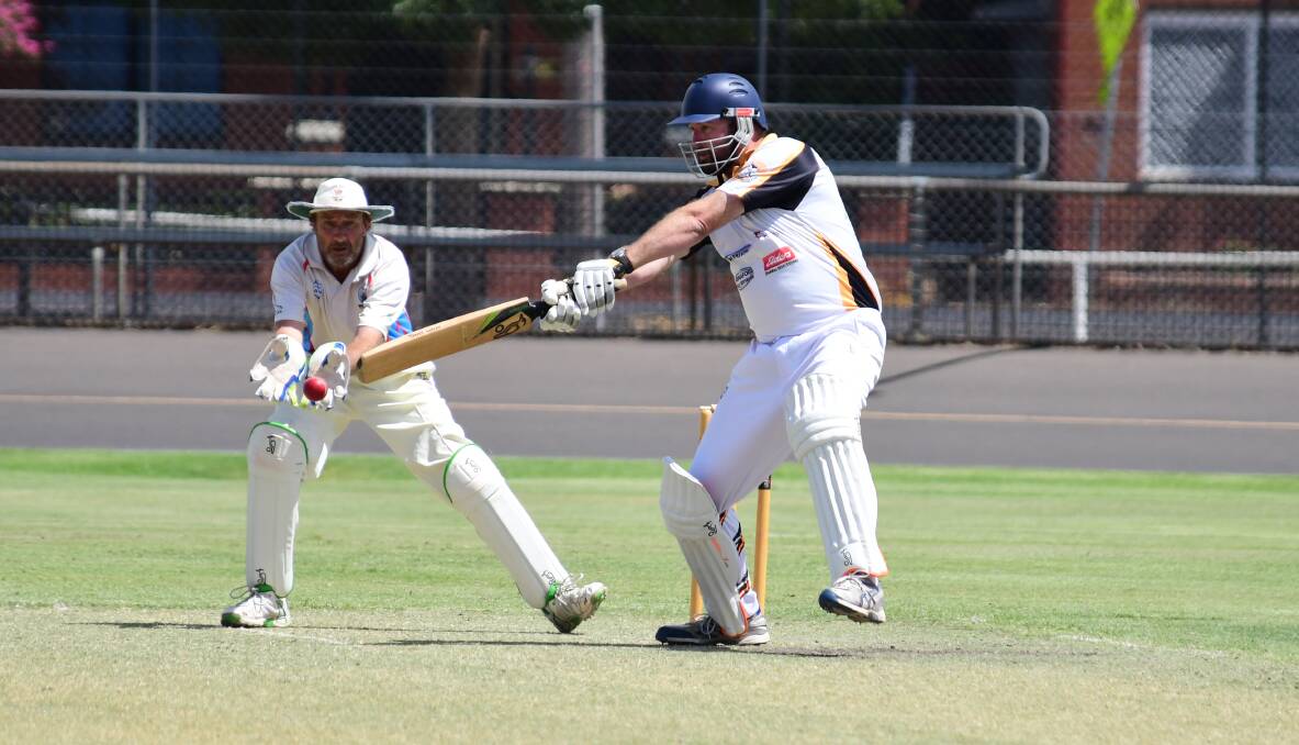 DOING A JOB: It wasn't with the bat where Andrew Gardiner made his biggest impact on Saturday. He took 4/11 to help Newtown Black score another strong victory. Photo: BELINDA SOOLE