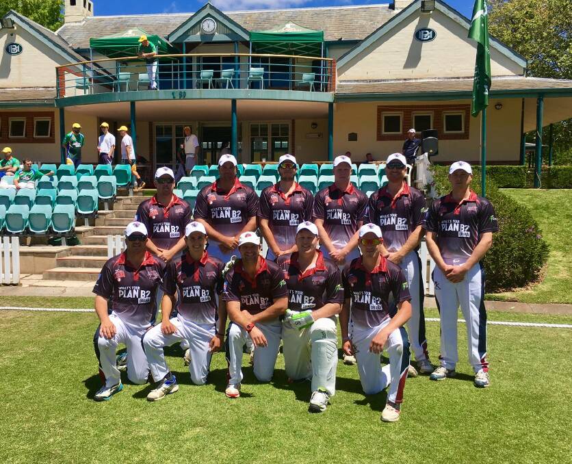 WINNERS: The Orana Outlaws at the renowned Bradman Oval at Bowral on Sunday prior to the thrilling win over the South Coast Crew. Photo: FACEBOOK