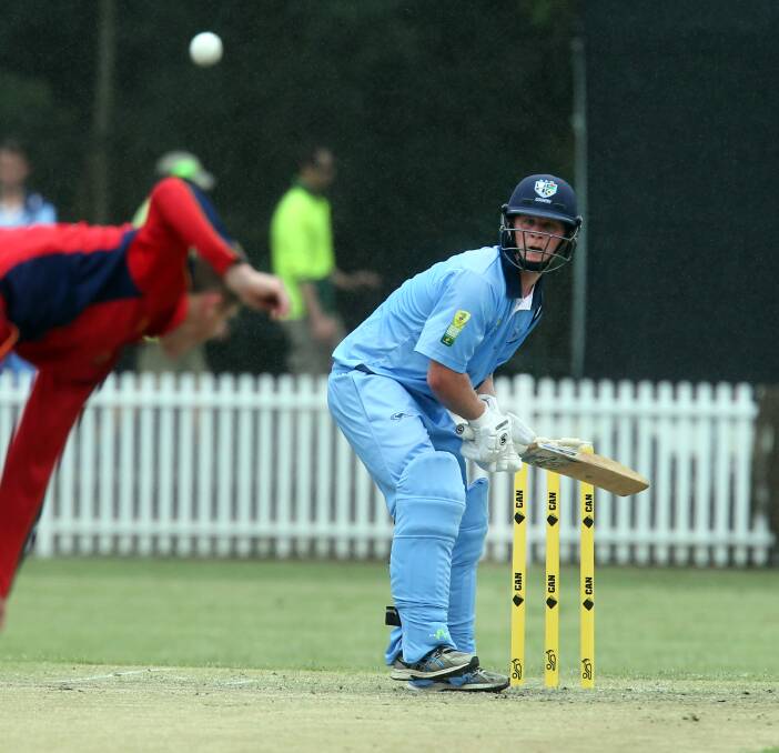 RUN MACHINE: Western Zone star Jordan Moran was NSW Country's leading batsman and scored the second most runs overall at the Australian Country Cricket Championships. Photo: SYLVIA LIBER