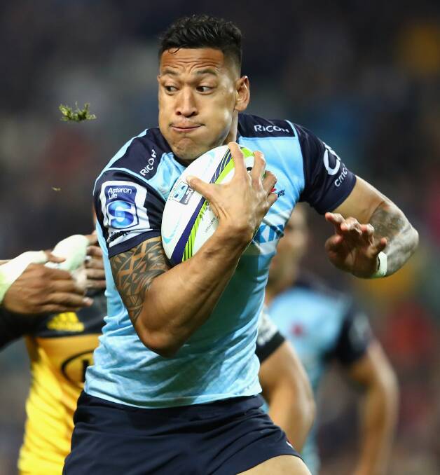 CHANCE: Israel Folau could feature at Mudgee's Glen Willow complex.
