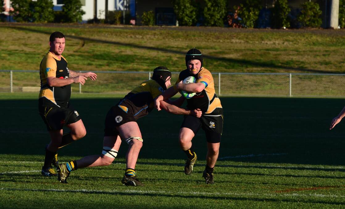 Distractions aside: Preparation hasn't been ideal but Matt Neill and the Dubbo Rhinos are keen to face the Forbes Platypi. Photo: BELINDA SOOLE