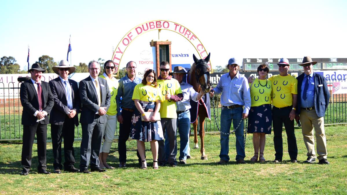 SUCCESS: Rodney Robb and connections of Security Code after winning the inaugural Picnic Series. Photo: PAIGE WILLIAMS