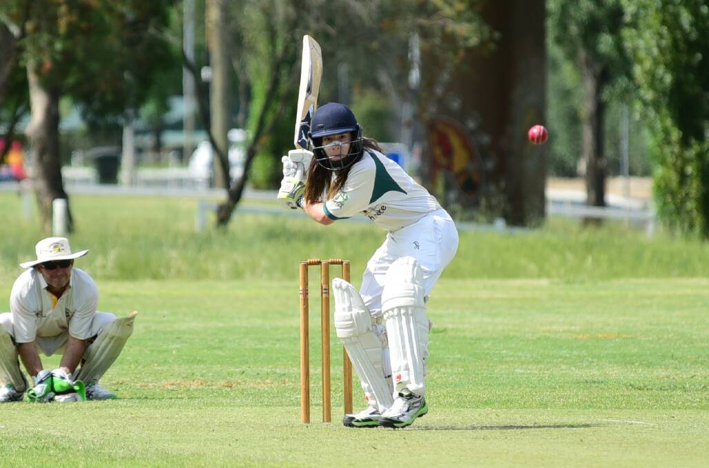 IN THE SWING OF THINGS: Cal Giffin may not have got among the runs on Saturday but his CYMS second grade side still enjoyed a win over South Dubbo in the RSL-Pinnington Cup. Photo: BELINDA SOOLE