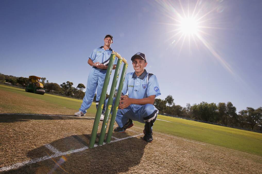 LEARNING EXPERIENCE: While not winning the final, Ben Patterson and Marty Jeffrey had a week to remember at the National Indigenous Cricket Championships. Photo: CRICKET AUSTRALIA
