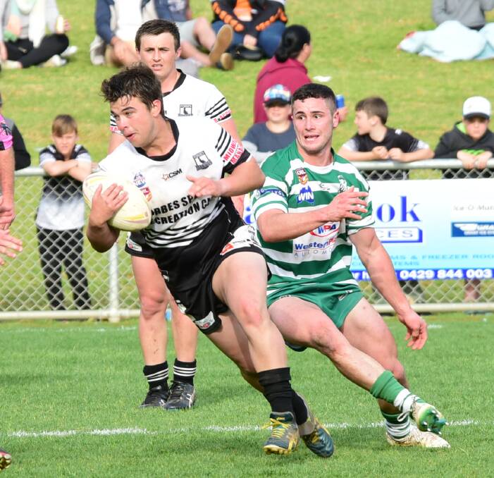 IN THE RUNNING: Forbes young gun Mitch Bourke, who starred in his side's 2016 grand final win over CYMS, is one of a number of younger Group 11 players who will be aiming to play for the Western under-23s. Photo: BELINDA SOOLE