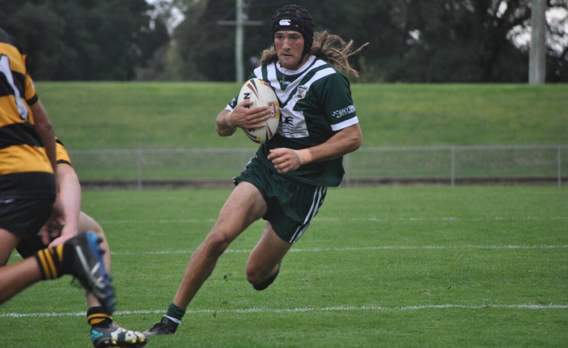 KEY MAN: Dubbo CYMS halfback Bayden Searle has been strong throughout the Western Rams under-18s' run to the final of the Country Championships. Photo: NICK MCGRATH