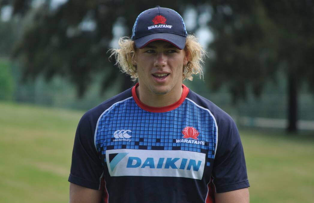 RARING TO GO: Waratahs hard man and Coonamble product Ned Hanigan can't wait to see people get out and support Saturday's trial match. Photo: NICK MCGRATH